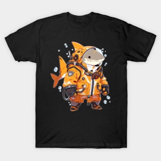 Niji Style Anime Diving Shark T-Shirt